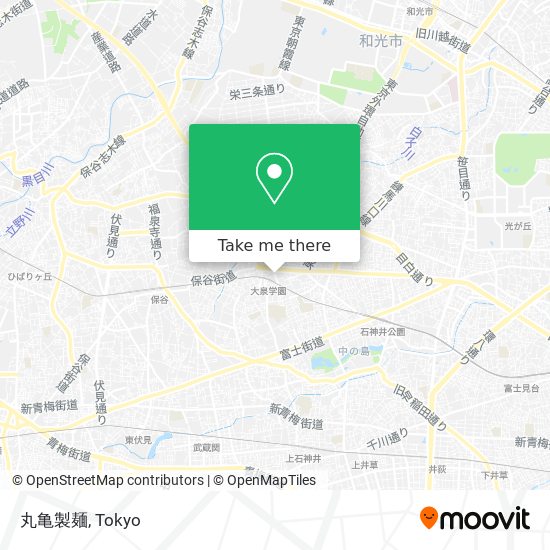 丸亀製麺 map