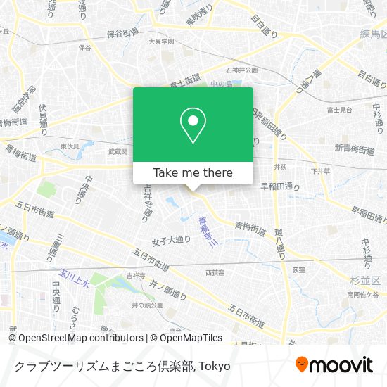 クラブツーリズムまごころ倶楽部 map