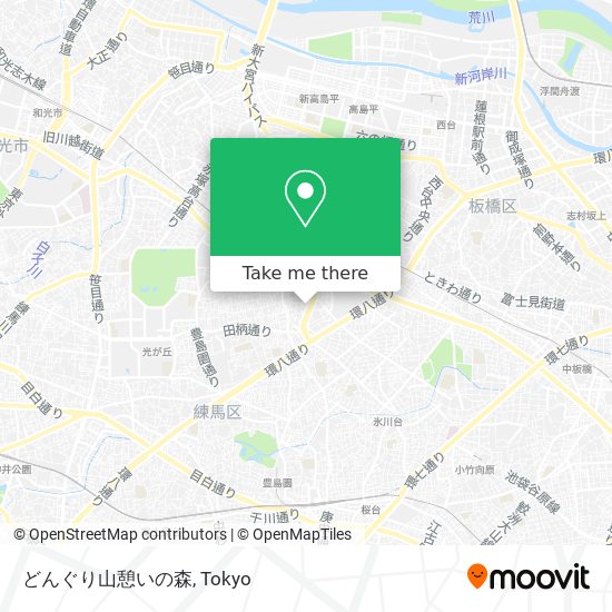 どんぐり山憩いの森 map