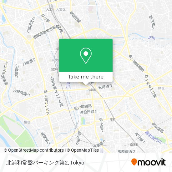 北浦和常盤パーキング第2 map