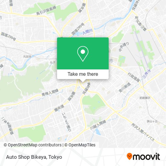 Auto Shop Bikeya map