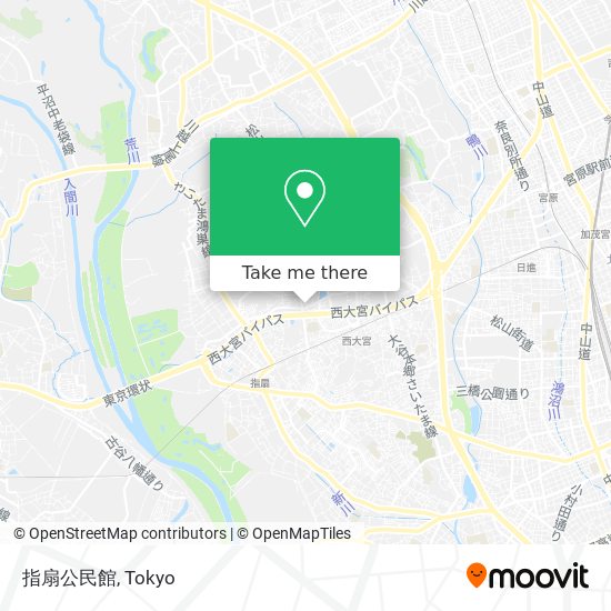 指扇公民館 map