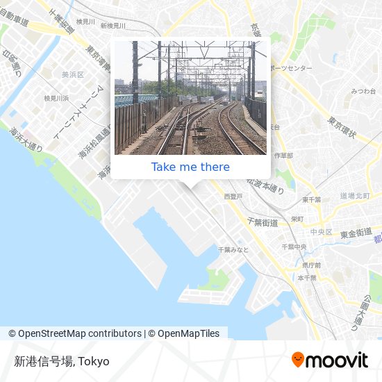 新港信号場 map