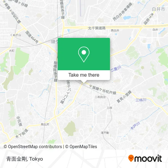青面金剛 map