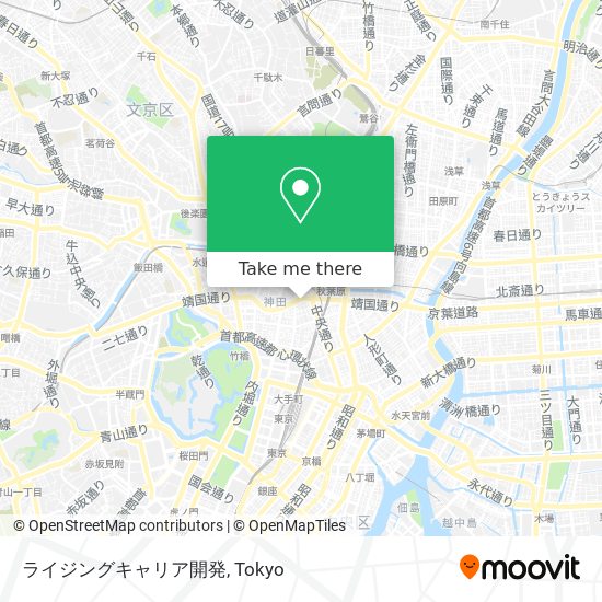 ライジングキャリア開発 map
