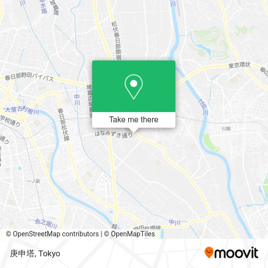 庚申塔 map