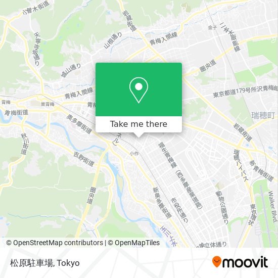 松原駐車場 map