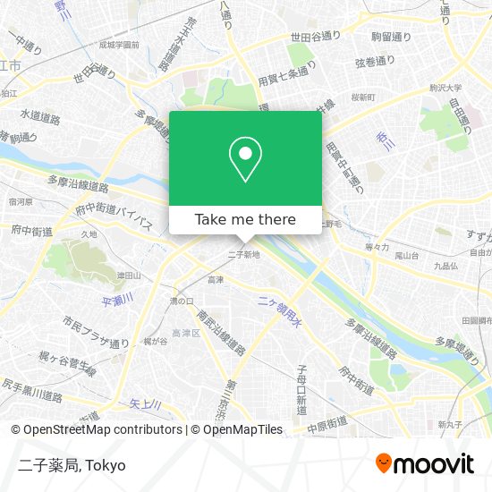二子薬局 map
