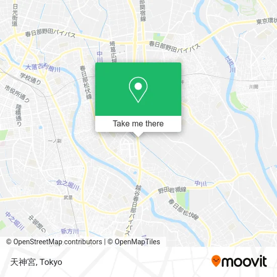 天神宮 map
