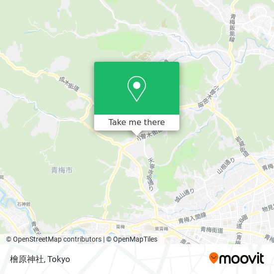 檜原神社 map