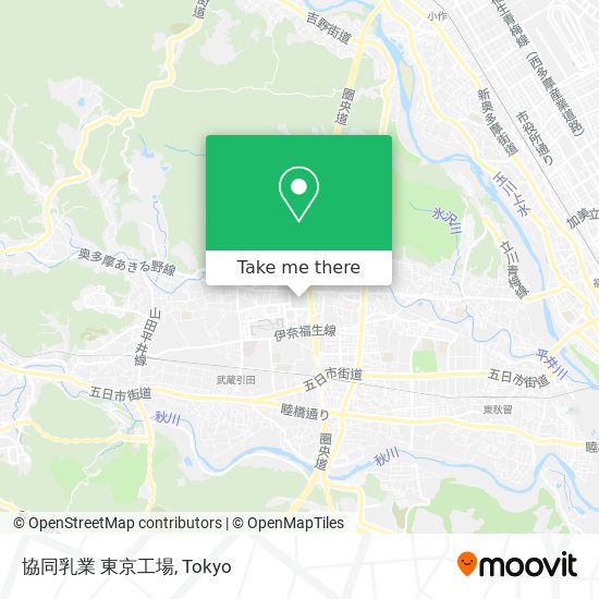 協同乳業 東京工場 map