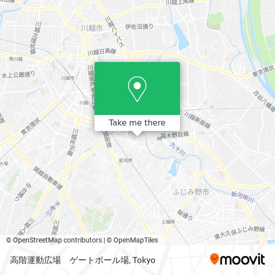 高階運動広場　ゲートボール場 map