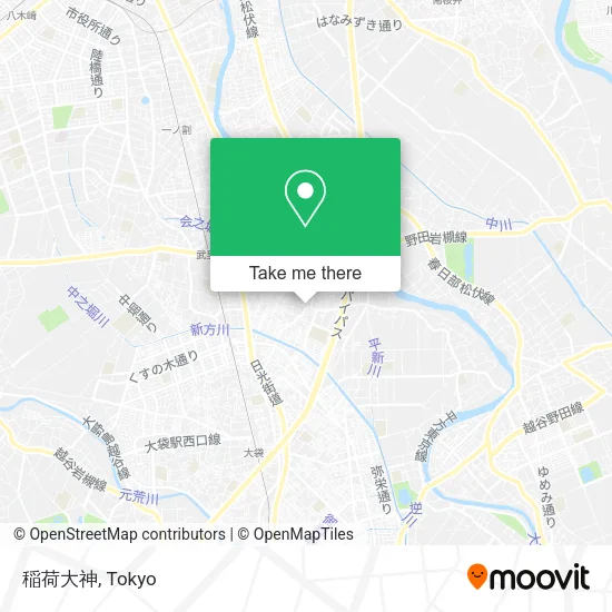稲荷大神 map