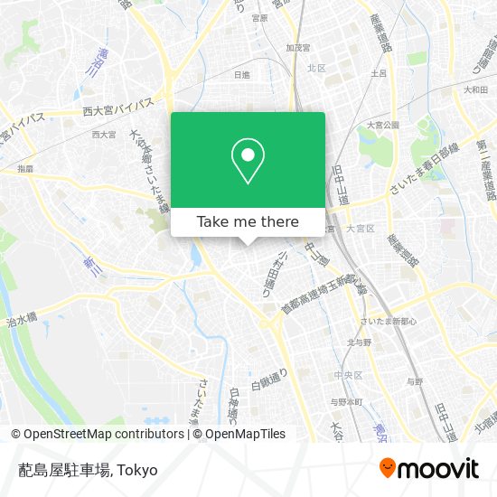 蓜島屋駐車場 map