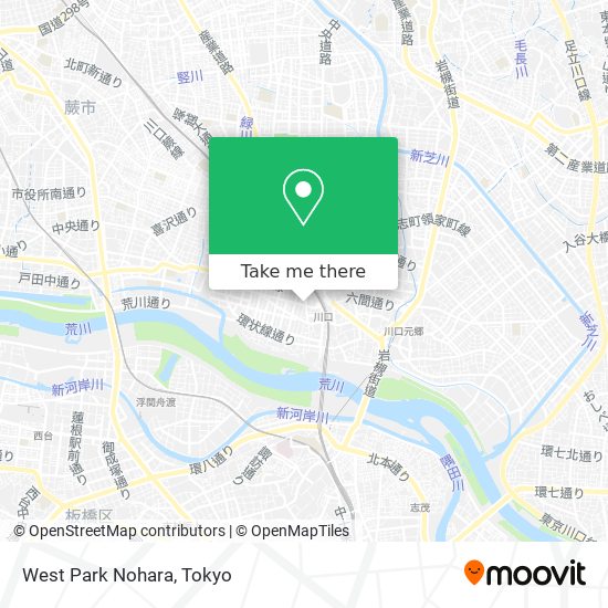 West Park Nohara map