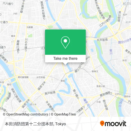 本田消防団第十二分団本部 map