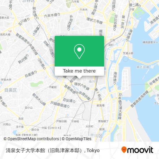清泉女子大学本館（旧島津家本邸） map