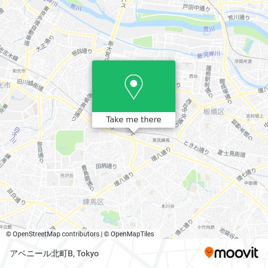 アベニール北町B map