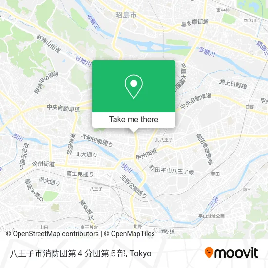 八王子市消防団第４分団第５部 map