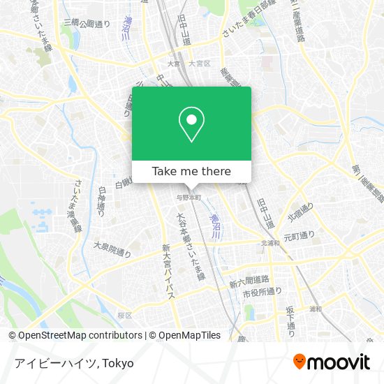 アイビーハイツ map