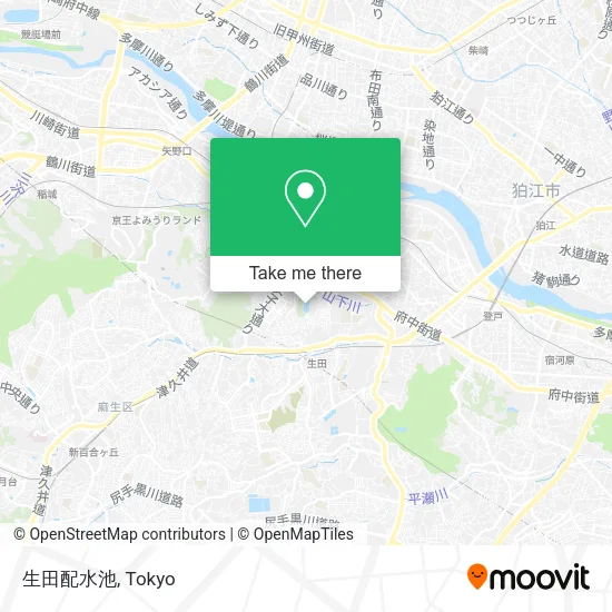 生田配水池 map