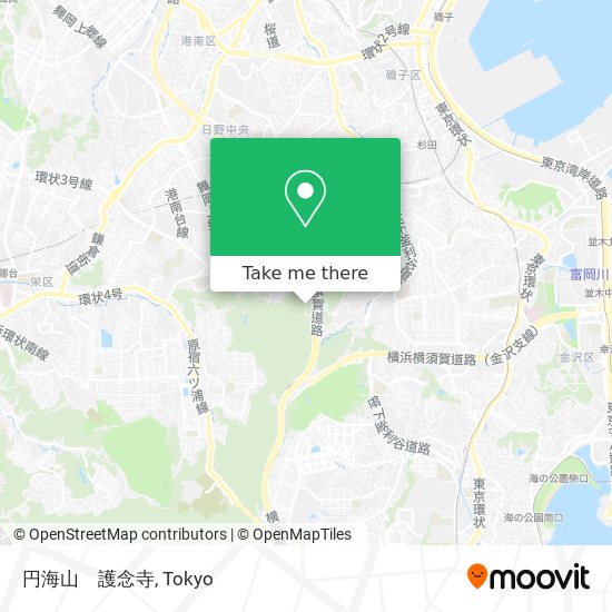 円海山　護念寺 map