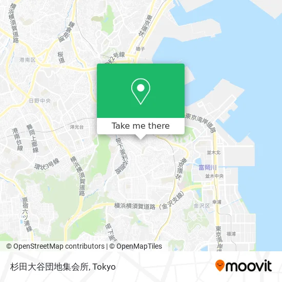 杉田大谷団地集会所 map