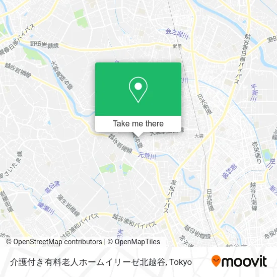 介護付き有料老人ホームイリーゼ北越谷 map
