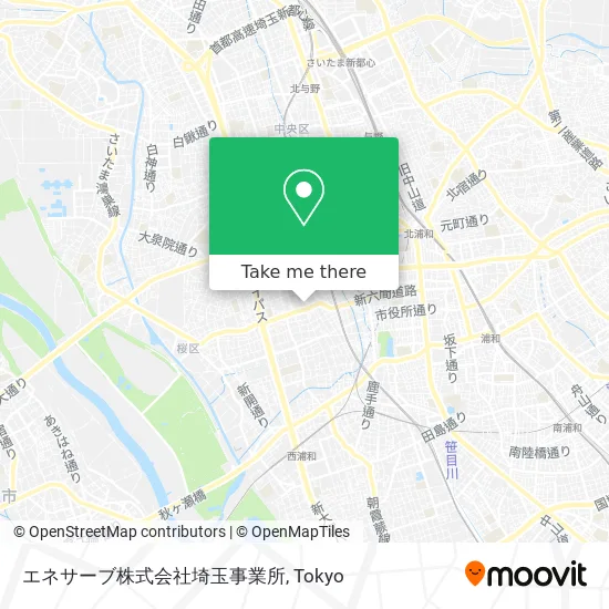 Eneserve Saitama Business Office map
