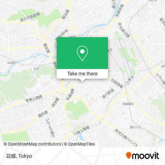 花蝶 map