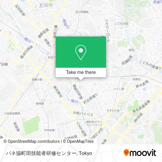 パネ協町田技能者研修センター map