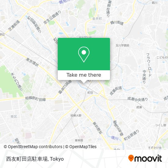 西友町田店駐車場 map