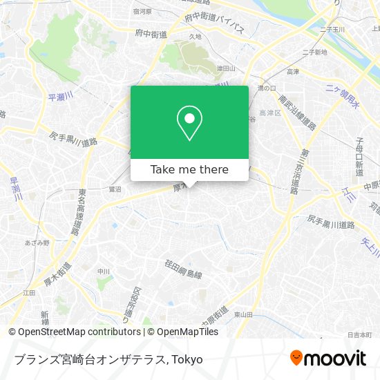 ブランズ宮崎台オンザテラス map