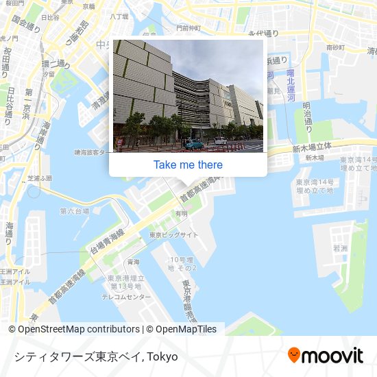 シティタワーズ東京ベイ map