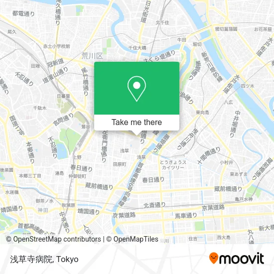 浅草寺病院 map