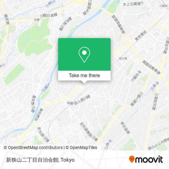 新狭山二丁目自治会館 map