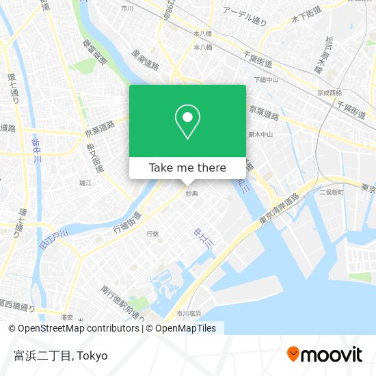 富浜二丁目 map