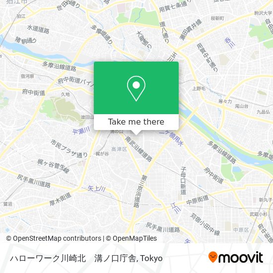 ハローワーク川崎北　溝ノ口庁舎 map