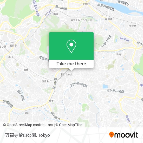 万福寺檜山公園 map
