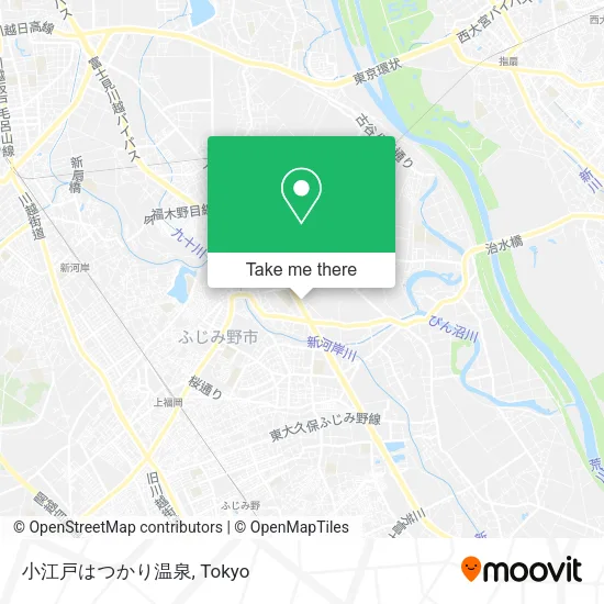 小江戸はつかり温泉 map