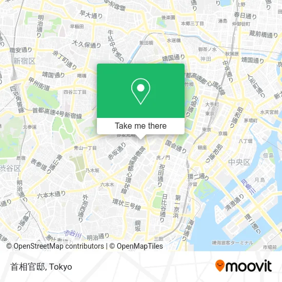 首相官邸 map