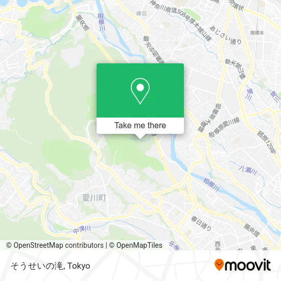 そうせいの滝 map