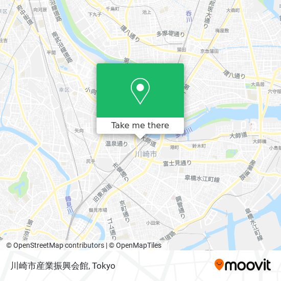 川崎市産業振興会館 map