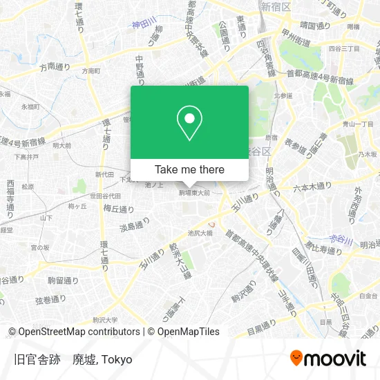 旧官舎跡　廃墟 map