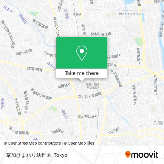 草加ひまわり幼稚園 map