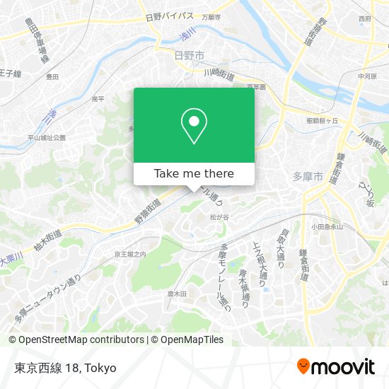 東京西線 18 map