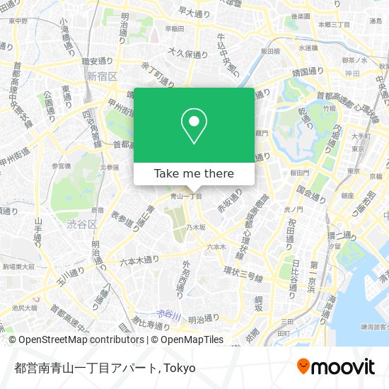 都営南青山一丁目アパート map