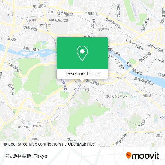 稲城中央橋 map