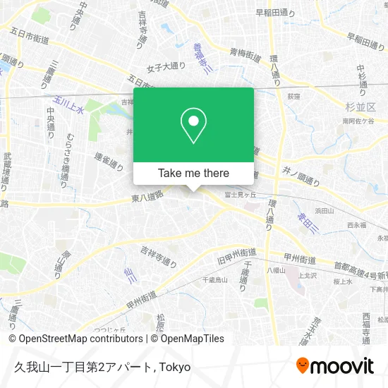 久我山一丁目第2アパート map