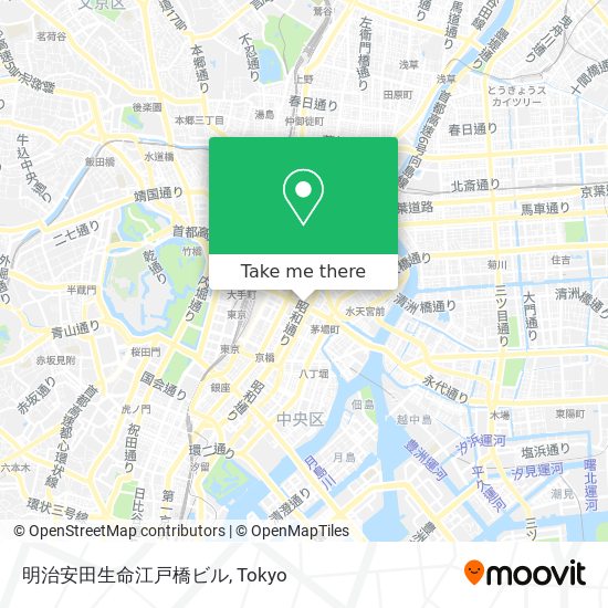 明治安田生命江戸橋ビル map